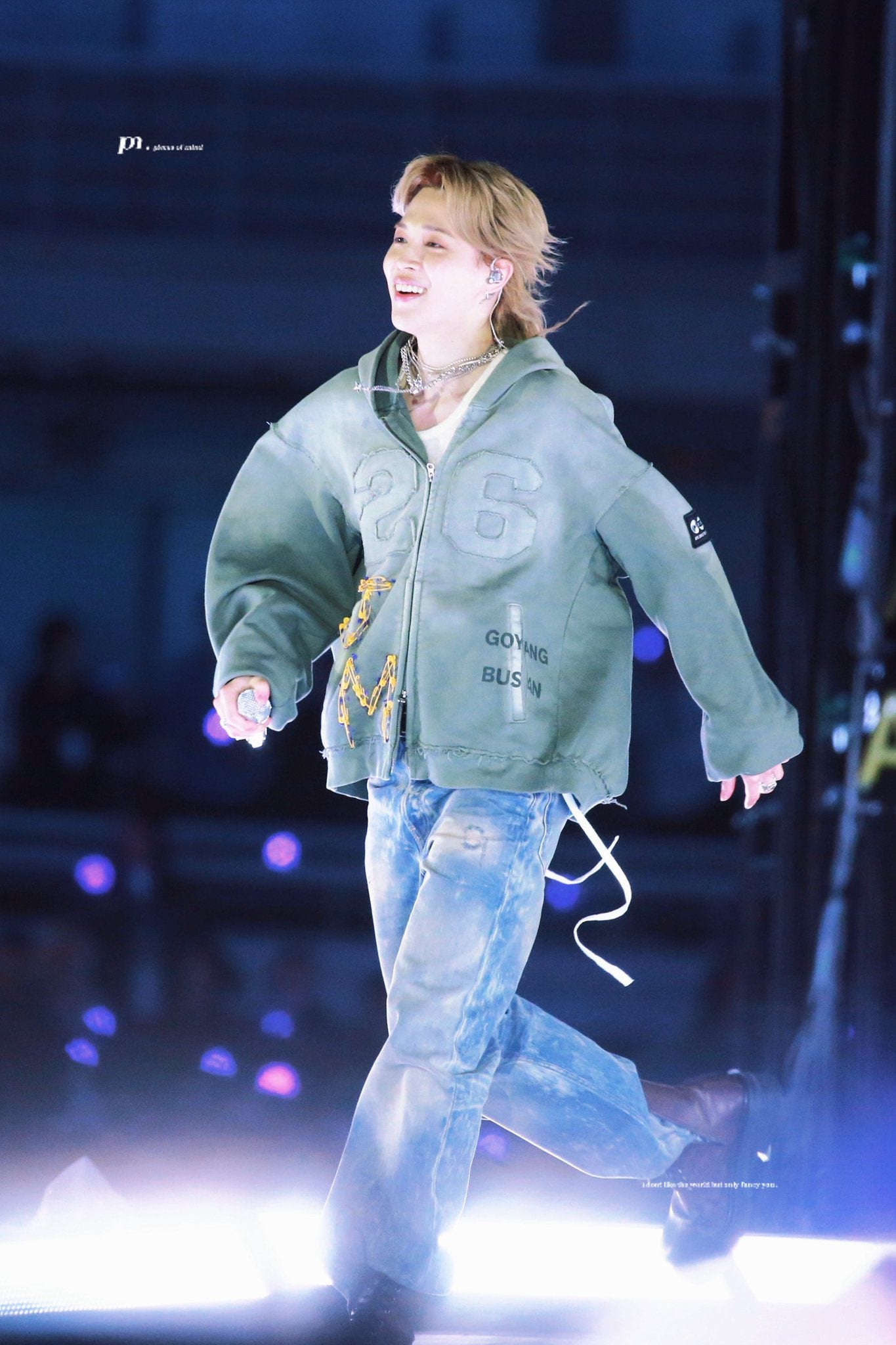 BTS “Tour Arirang” Merch – Green Zip-Up Hoodie Korea