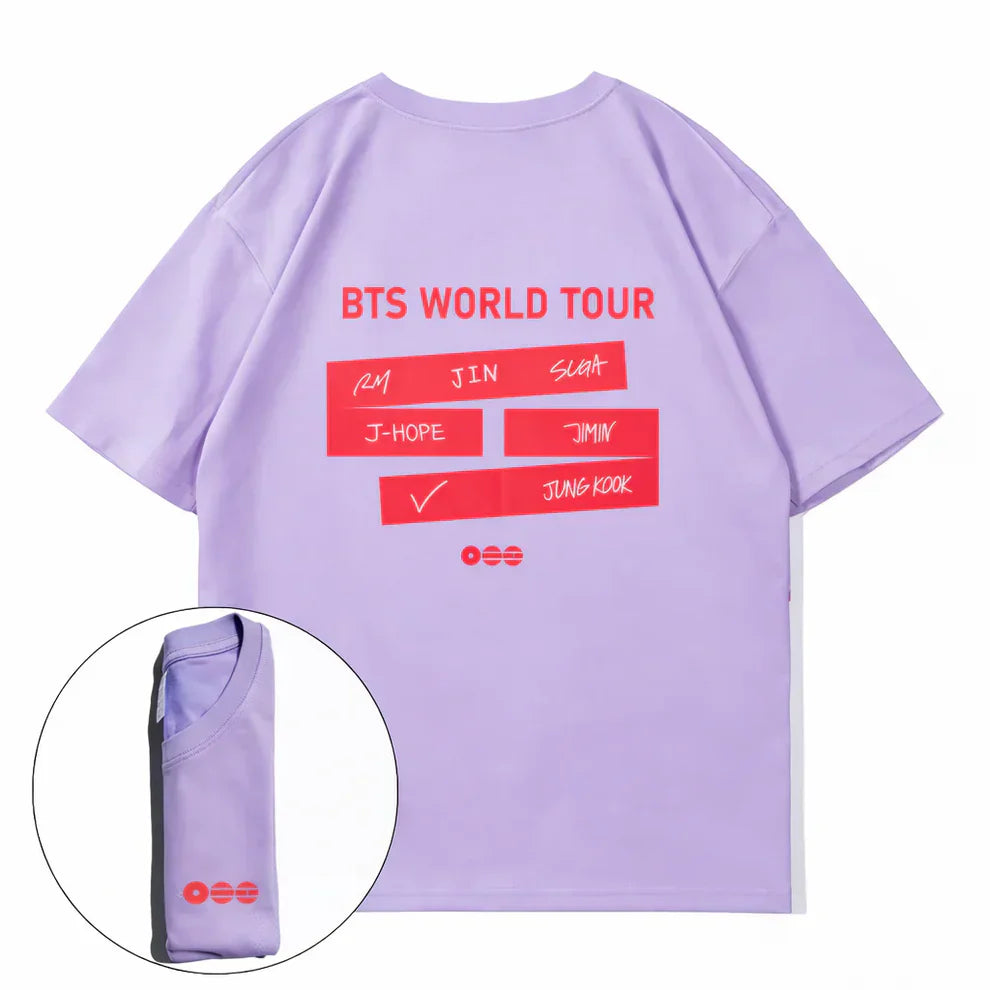Arirang World-Tour Exclusive Cotton T-shirts ( Multiple Colors)