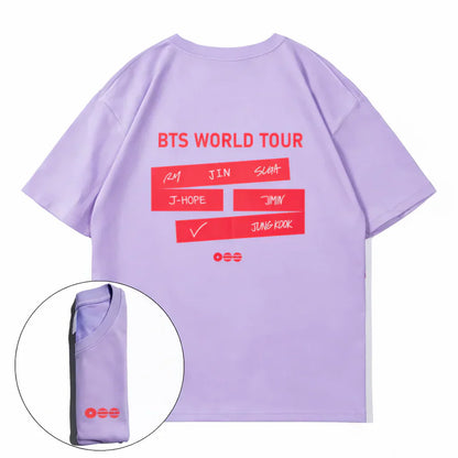 Arirang World-Tour Exclusive Cotton T-shirts ( Multiple Colors)
