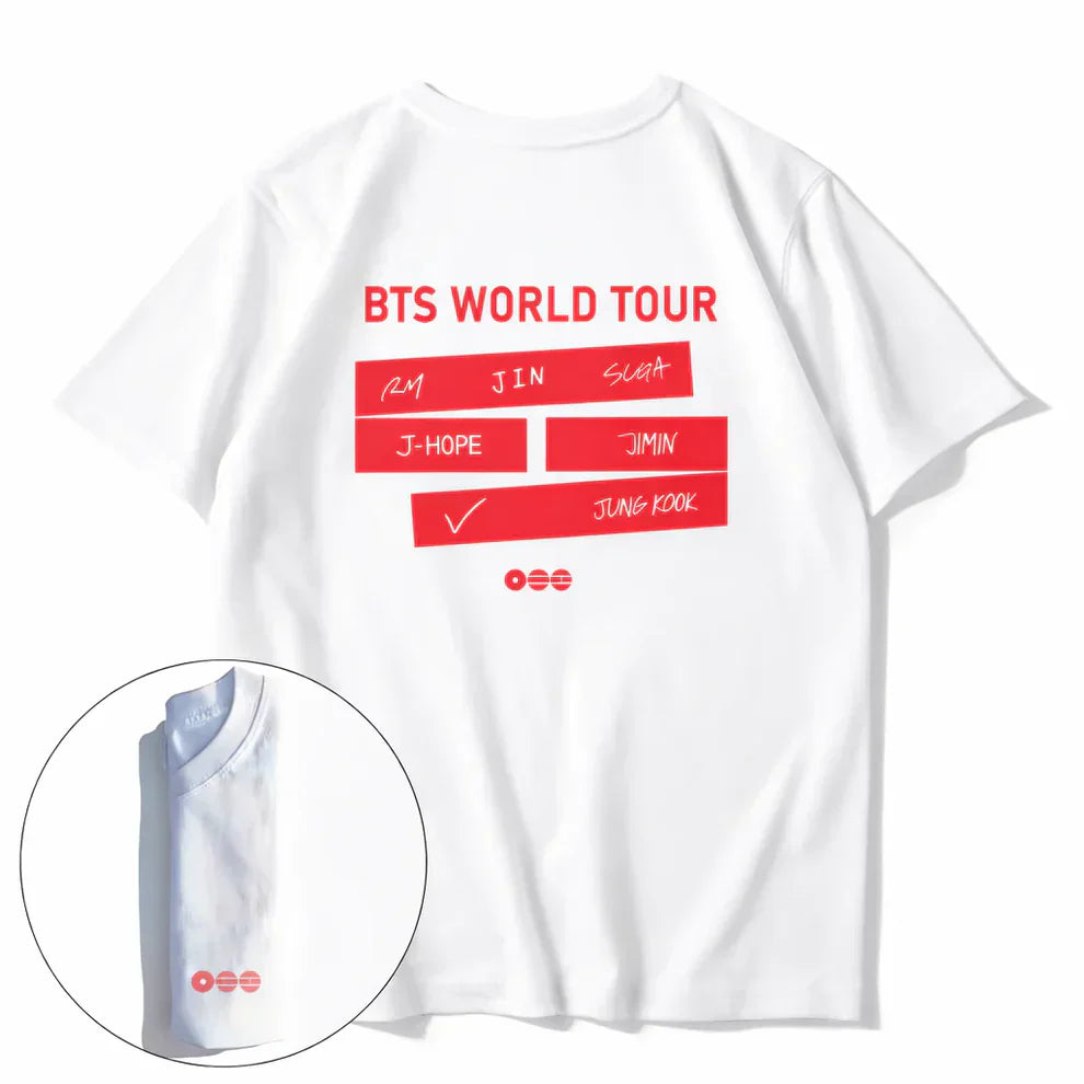 Arirang World-Tour Exclusive Cotton T-shirts ( Multiple Colors)