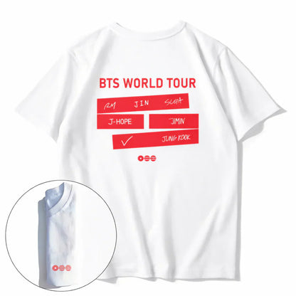 Arirang World-Tour Exclusive Cotton T-shirts ( Multiple Colors)