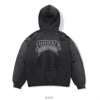 BTS ARIRANG WORLD
TOUR EXCLUSIVE ZIP UP HOODIE