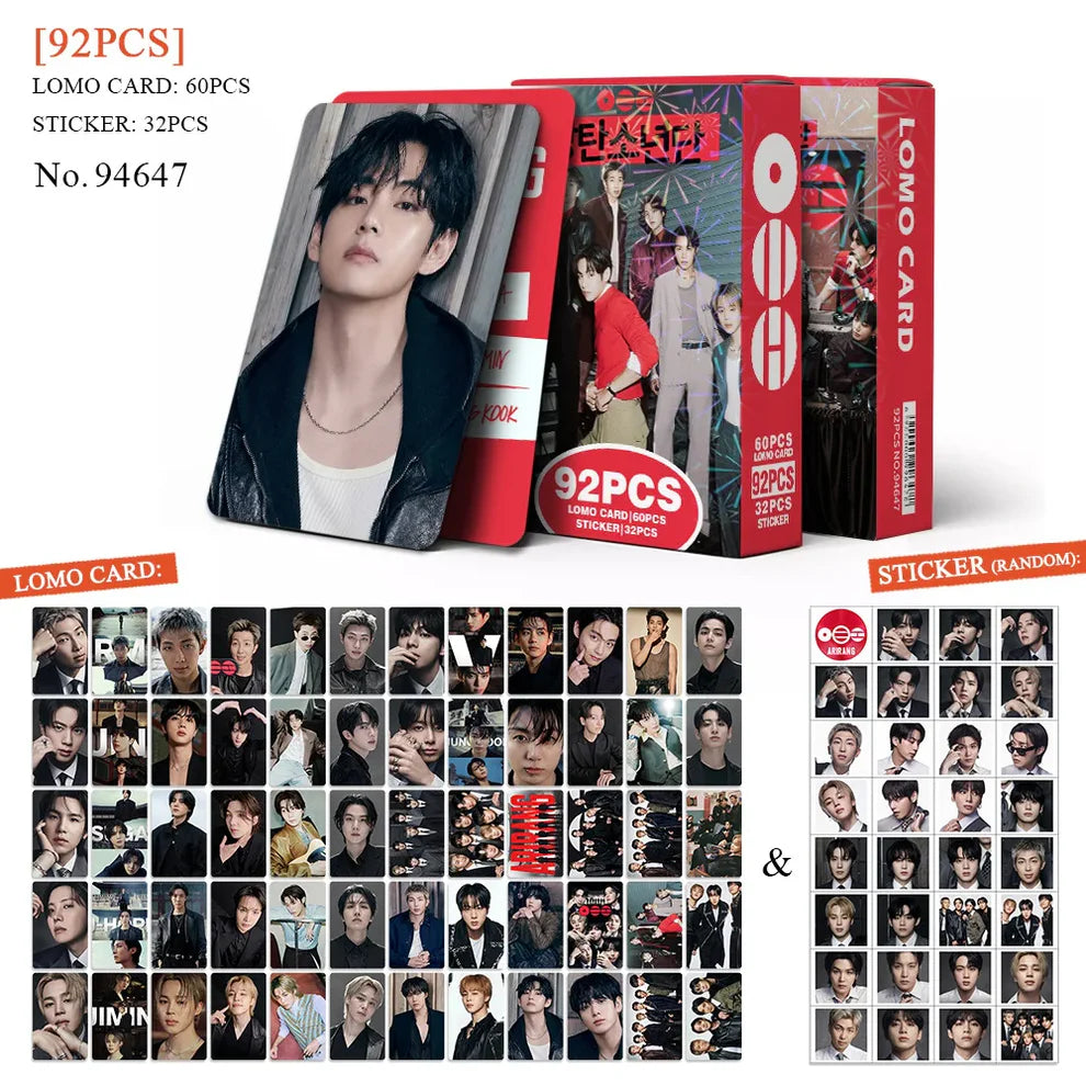 ARIRANG 92pcs set
PHOTO-CARD’s
LIMITED EDITION