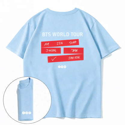 Arirang World-Tour Exclusive Cotton T-shirts ( Multiple Colors)