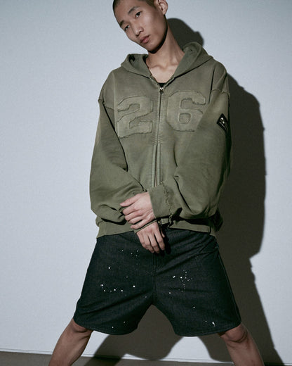 BTS “Tour Arirang” Merch – Green Zip-Up Hoodie Korea
