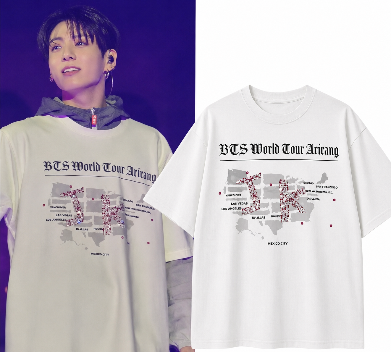 Jungkook Exclusive Arirang World Tour T-shirt