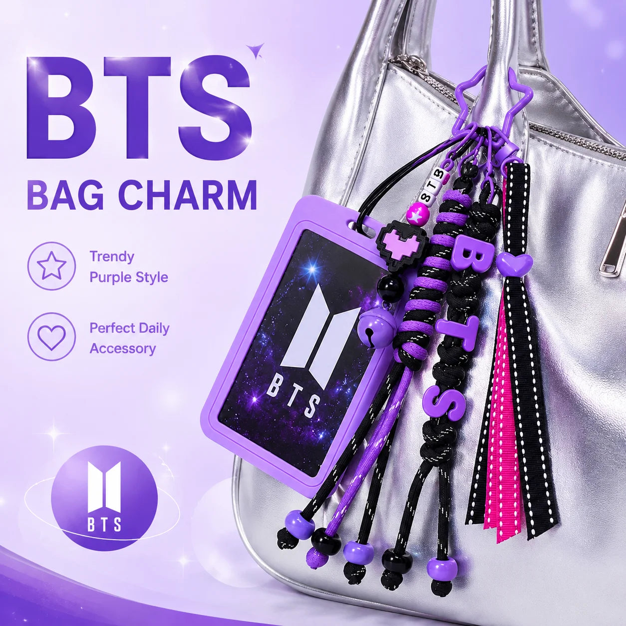 BTS Bag Charm & Keychain